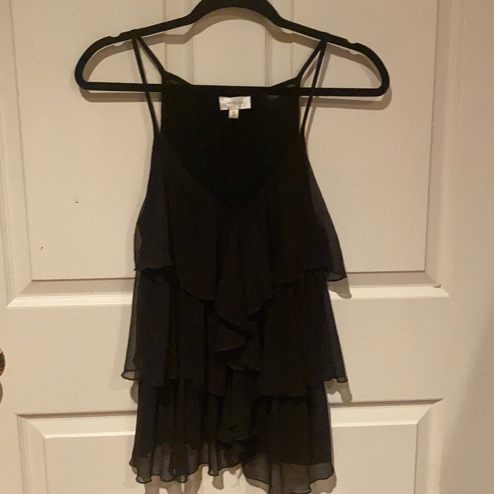 Fringe Spaghetti strap tank top